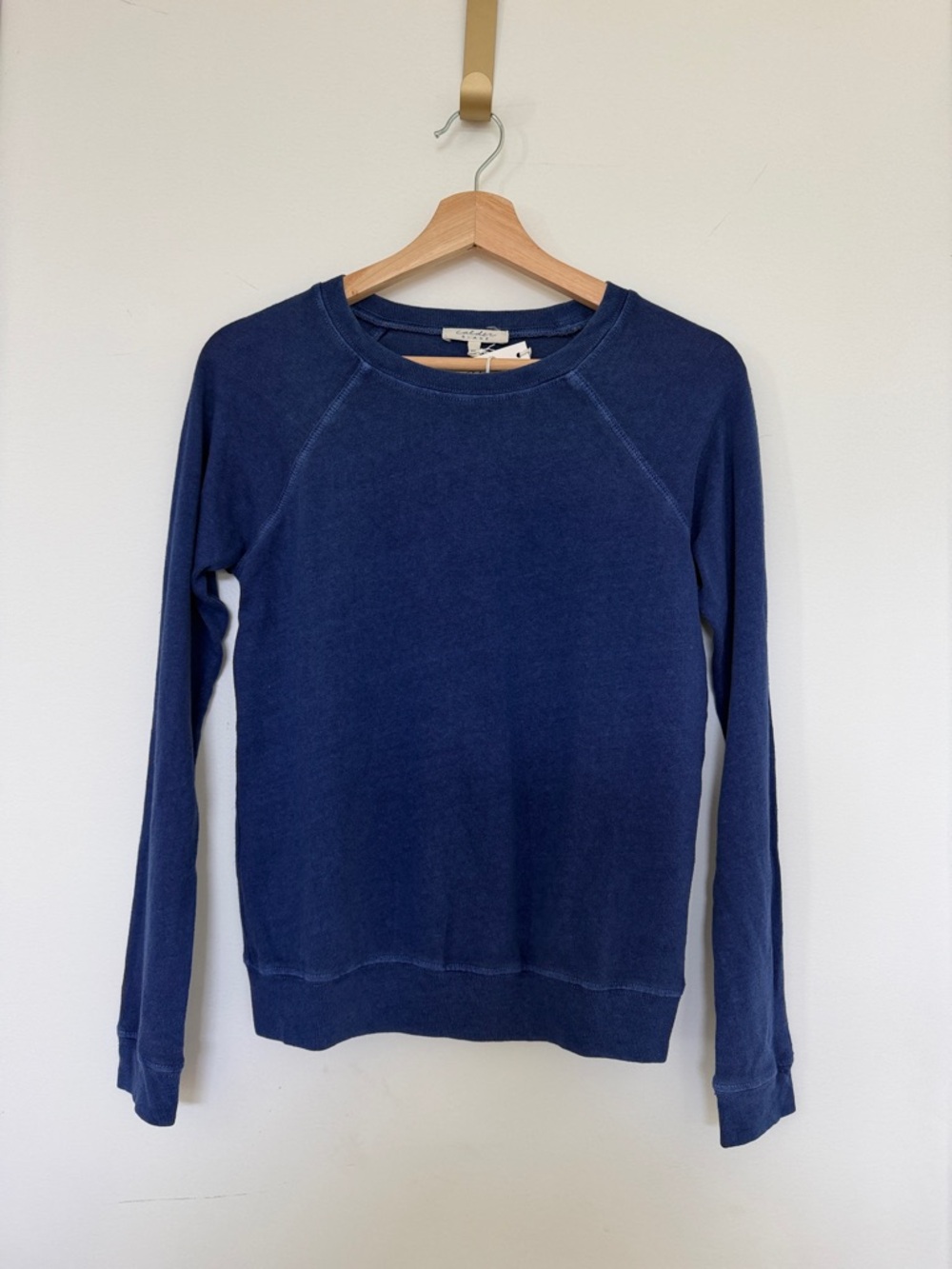 Classic Navy Crewneck Women's Sweater
